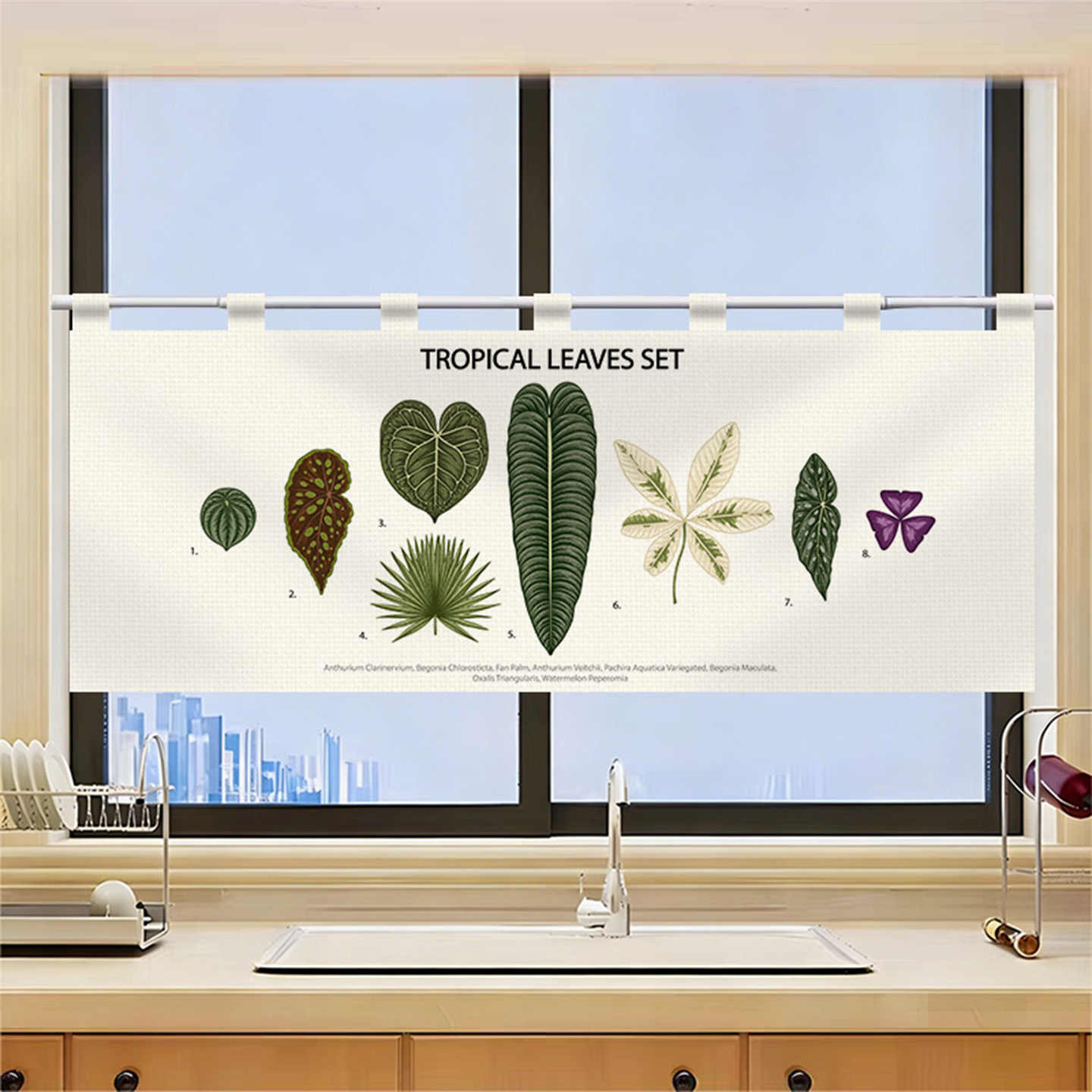 Commercial Window Printing - Винтажная дверная занавеска норен VIKAMA с
